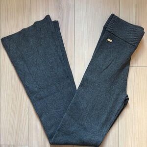 Lune Active Olly Flare Pant. Grey Knit. Size XS